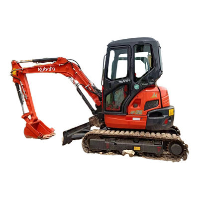 Μίνι Crawler Backhoe Kubota U35 U-35 Εκσκαφέας 3,5 τόνων λειτουργικό βάρος από δεύτερο χέρι
