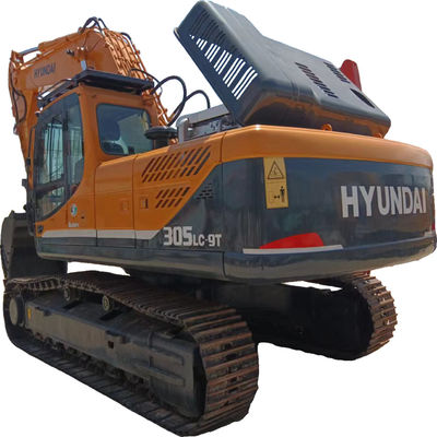 Η εκσκαφέας Hyundai 305 Crawler σε άριστη κατάσταση με 215 kw και χαμηλές ώρες εργασίας