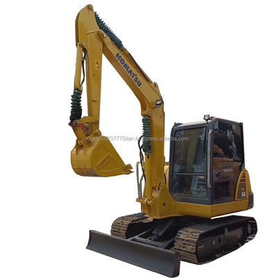 Χρησιμοποιούμενος εξορυκτής Komatsu PC56-7 με 0-2000 ώρες εργασίας και αρχική υδραυλική βαλβίδα