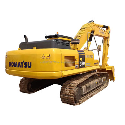 Χρησιμοποιούμενος Komatsu PC350 35 τόνων Ιαπωνία Εισαγωγή Υδραυλικός εξορυκτής Crawler Χρησιμοποιούμενος εξορυκτής