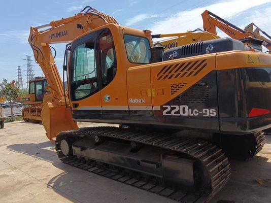 Χρησιμοποιούμενη εκσκαφέας Hyundai 220LC-9S με χωρητικότητα κουβάς 1,22M3 και χαμηλές ώρες εργασίας