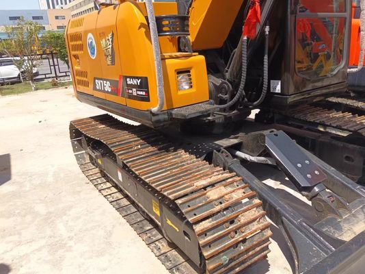 0.32M3 χωρητικότητα κουβά Sany SY75C Pro Excavator αρχικό υδραυλικό κύλινδρο και δεξιά