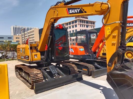 2016 SANY SY75C Pro Mini Digger σε καλή κατάσταση με αρχικό υδραυλικό κύλινδρο