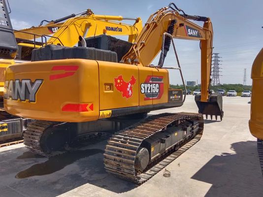 SANY SY215C SY215 Εκσκαφέας Γης Μετακίνησης Δεύτερου Χρόνου με Αρχική Υδραυλική Βαλβίδα