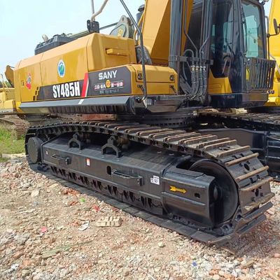 48 τόνων SANY SY485H Χρησιμοποιούμενος σκάφτης με αρχική υδραυλική αντλία και κατανάλωση
