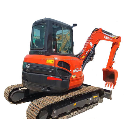 5.5ton KUBOTA KXU55 Mini Excavator Χρησιμοποιήθηκε το 2016 με χαρακτηριστικά και βασικά εξαρτήματα