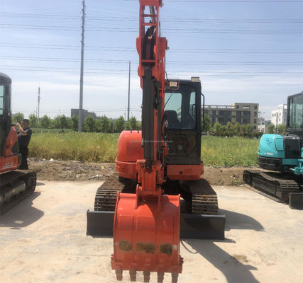 Πρωτότυπη Ιαπωνία KUBOTA KXU55 Mini Excavator 5,5 τόνων Χρησιμοποιείται με πρωτότυπο κινητήρα και PLC