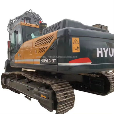 305LC-9T 30ton Hyundai Μεγάλη μηχανή Χρησιμοποιούμενος εξορυκτής με 198 kw Μηχανή από την Κορέα