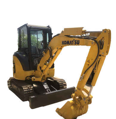 Χρησιμοποιούμενο Komatsu PC35 3,5 τόνων υδραυλικό Mini Digger Crawler Excavator με 11,2 kW ισχύς
