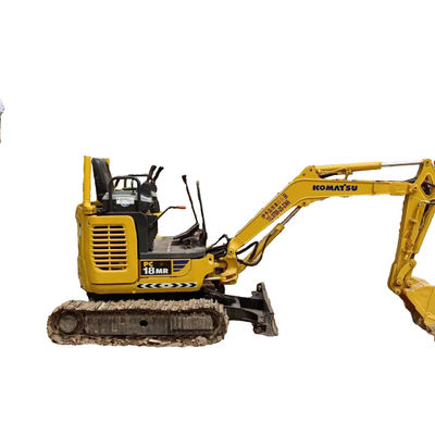 Μεγάλη Komatsu PC18 1,8 τόνων Mini Digger Crawler Excavator με αρχική υδραυλική βαλβίδα