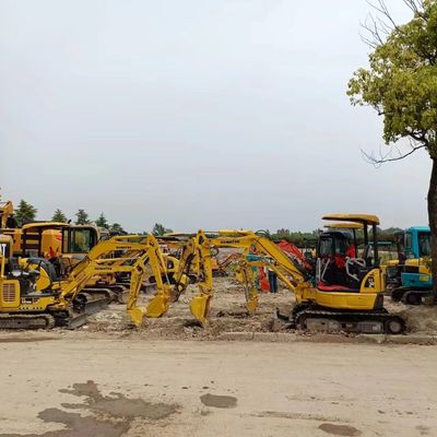 Μεγάλη Komatsu PC18 1,8 τόνων Mini Digger Crawler Excavator με αρχική υδραυλική βαλβίδα