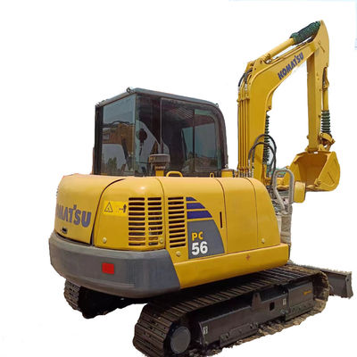 6 τόνους λειτουργικό βάρος Komatsu PC60 Mini Digger Crawler Excavator Χρησιμοποιημένο έτος 2016
