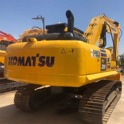 Χρησιμοποιούμενος εξορυκτής PC200 Komatsu με 0-2000 ώρες εργασίας και βάρος μηχανής 20000 KG