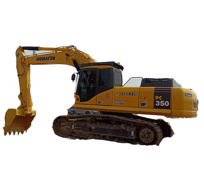 Καλή κατάσταση 35 τόνων Komatsu PC350 Χρησιμοποιημένες εξορυκτικές μηχανές με αρχικό υδραυλικό κύλινδρο