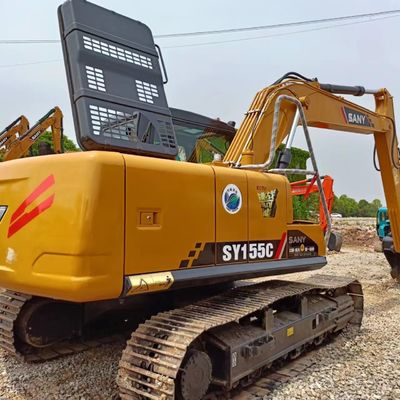 Sany 155 Μεγάλη Απόδοση 15.5TON SY155C PRO Προμήθεια με Αρχικό Υδραυλικό Κύλινδρο