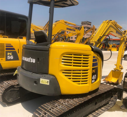 6TON υδραυλική εξορυκτήρα Crawler Komatsu PC40 για πώληση χρησιμοποιημένο εξορυκτήρα Harga