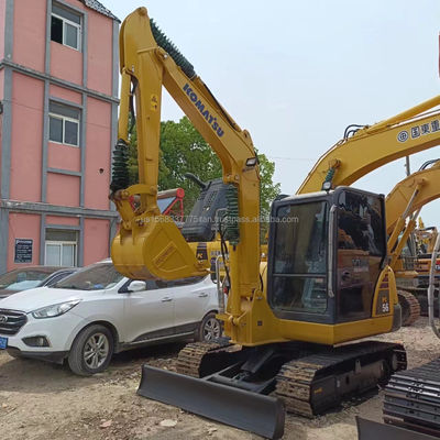 Χρησιμοποιούμενος εξορυκτής Komatsu PC56-7 με 0-2000 ώρες εργασίας και αρχική υδραυλική βαλβίδα