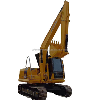 Χρησιμοποιούμενος εξορυκτής Komatsu PC130 13 τόνων στη Σαγκάη μεταχειρισμένος εξορυκτής με πρωτότυπη βαλβίδα