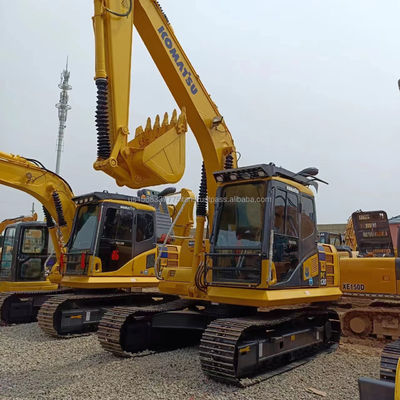 Χρησιμοποιούμενος εξορυκτής Komatsu PC130 13 τόνων στη Σαγκάη μεταχειρισμένος εξορυκτής με πρωτότυπη βαλβίδα