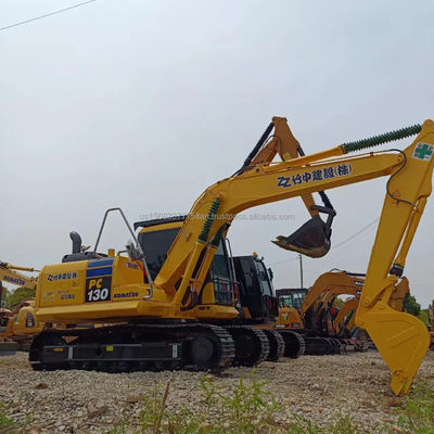 Εκσκαφέας Shanghai Komatsu PC130 με αρχική υδραυλική αντλία και χαμηλό ωράριο εργασίας