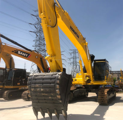 Χρησιμοποιούμενος εξορυκτής Komatsu PC450 2016 Ιαπωνία Υδραυλική μηχανή σάρωσης βάρος 40000 KG