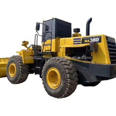 Χρησιμοποιούμενος φορτιστής Komatsu WA 380 με χαμηλό ωράριο εργασίας και εξαιρετικές επιδόσεις