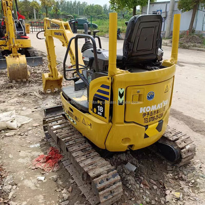 2016 Komatsu PC18MR Mini Χρησιμοποιούμενος Εκσκαφέας Εκσκαφέας Crawler με Αρχική Υδραυλική Βαλβίδα