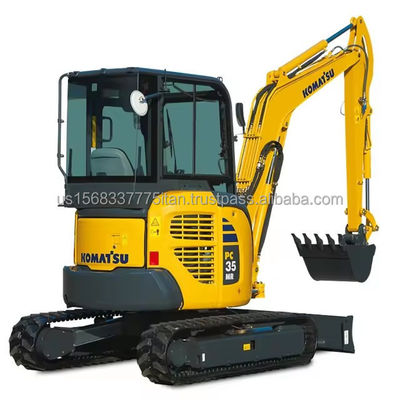Μίνι χρησιμοποιημένος εξορυκτής Komatsu PC35 με 0-2000 ώρες εργασίας Υδραυλικός εξορυκτής σάρωσης