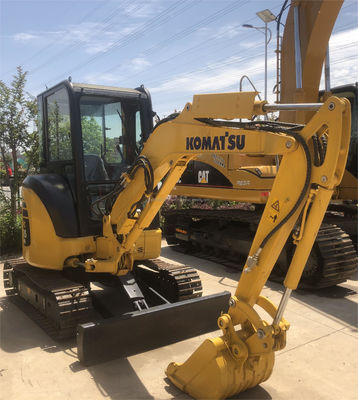 Μίνι χρησιμοποιημένος εξορυκτής Komatsu PC35 με 0-2000 ώρες εργασίας Υδραυλικός εξορυκτής σάρωσης