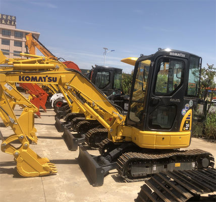 Μίνι χρησιμοποιημένος εξορυκτής Komatsu PC35 με 0-2000 ώρες εργασίας Υδραυλικός εξορυκτής σάρωσης