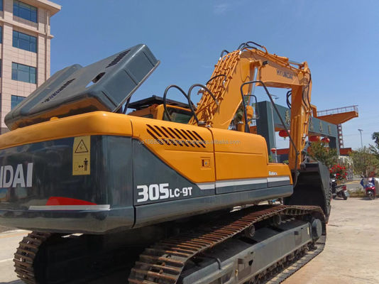 30 τόνων 305 Crawler Excavator με 0-2000 ώρες εργασίας στην Κορέα Χρησιμοποιούμενη Hyundai 305LC-9T