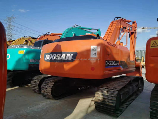 98kw Μηχανή Doosan DH220 22Ton Χρησιμοποιούμενη Εκσκαφέας Πολυλειτουργική Μηχανή για λιανική πώληση στο Great