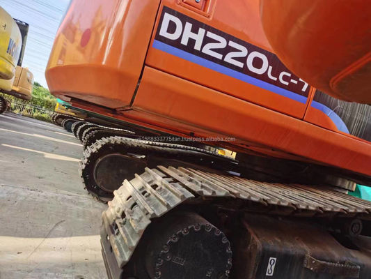 98kw Μηχανή Doosan DH220 22Ton Χρησιμοποιούμενη Εκσκαφέας Πολυλειτουργική Μηχανή για λιανική πώληση στο Great