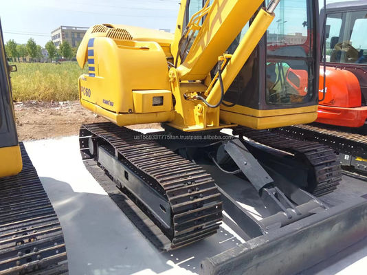 Ωραία κατάσταση Komatsu PC60 Χρησιμοποιούμενος εξορυκτής 40kw και χαμηλές ώρες εργασίας 0-2000