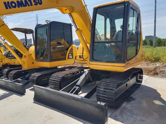 Ωραία κατάσταση Komatsu PC60 Χρησιμοποιούμενος εξορυκτής 40kw και χαμηλές ώρες εργασίας 0-2000