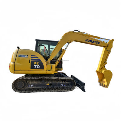 Υδραυλική Εκσκαφέας Crawler Komatsu PC70 Χρησιμοποιείται Εκσκαφέας για τις ανάγκες της κατασκευής σας
