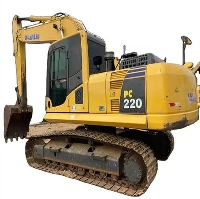 22TON Komatsu PC220 Εκσκαφέας Χρησιμοποιείται Komatsu Εκσκαφέας Με 119 kW Μηχανή