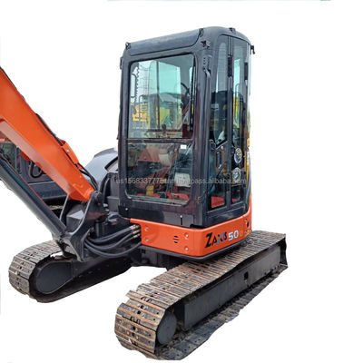 Χιτάτσι ZX50u 5ton Mini Excavator με αρχική υδραυλική αντλία και 0-2000 ώρες εργασίας