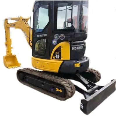Μικρό υδραυλικό εξορυκτικό Komatsu PC35 3,5 τόνων Χρησιμοποιημένο εξορυκτικό με χωρητικότητα κουβά 0.2M3
