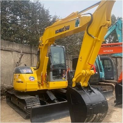 7 τόνους Χρησιμοποιούμενος εξορυκτής Komatsu PC78US με 0-2000 ώρες εργασίας και χωρητικότητα κουβάς 0,2M3
