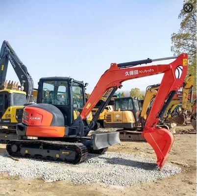 Εκσκαφέας 6 τόνων KUBOTA KX165 με αρχική υδραυλική αντλία και βάρος μηχανής 7000 KG