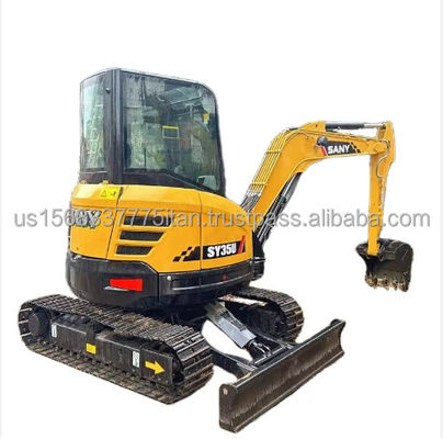 Μικρή ώρα εργασίας Sany SY35U Mini Digger με αρχική υδραυλική αντλία και κινητήρα ISUZU