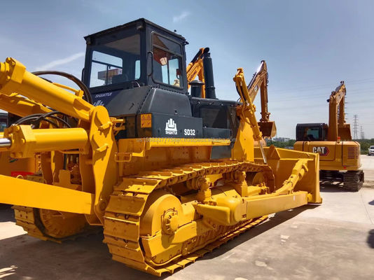Χρησιμοποιημένη μπουλντόζα Shantui SD16 SD22 SD32 Crawler με χωρητικότητα κουβάς 1.38M3 και 202 kw