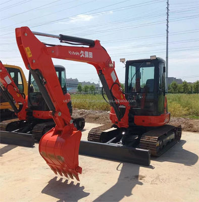 Κουμπότα KX U35 Mini Excavator 5,5 τόνων Χρησιμοποιείται με αρχικά βασικά εξαρτήματα και κινητήρα