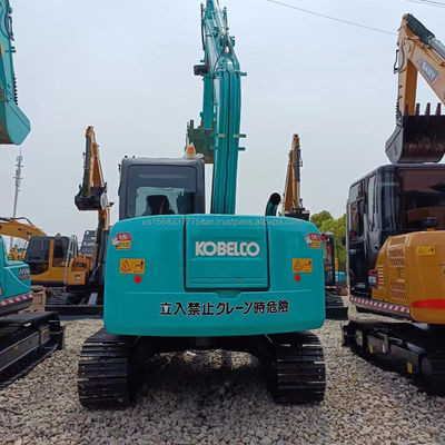 Αρχική χρησιμοποιημένη εκσκαφέας Kobelco SK55SR με καλή απόδοση σε ώρες εργασίας 0-2000
