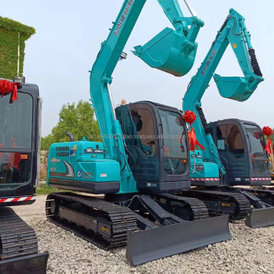 Αρχική χρησιμοποιημένη εκσκαφέας Kobelco SK55SR με καλή απόδοση σε ώρες εργασίας 0-2000