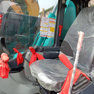 Αρχική χρησιμοποιημένη εκσκαφέας Kobelco SK55SR με καλή απόδοση σε ώρες εργασίας 0-2000