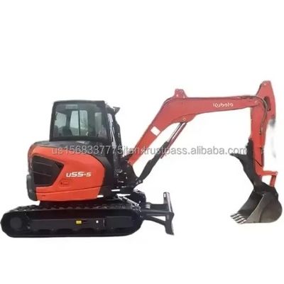 Προμήθεια 5.5 ΤΟΝΟΥς Kubota u55 Εκσκαφέας Μικρές ώρες εργασίας 0-2000 Χρησιμοποιούμενος Μίνι Εκσκαφέας