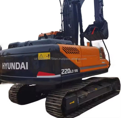Χρησιμοποιούμενη εκσκαφέας 22 τόνων Hyundai 220 από την Κορέα με εξαιρετική απόδοση