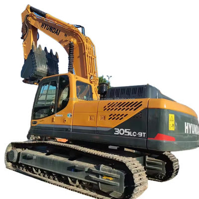 305LC-9T μοντέλο 30ton 305 Crawler Excavator από την Κορέα με κινητήρα Hyundai και 198kw